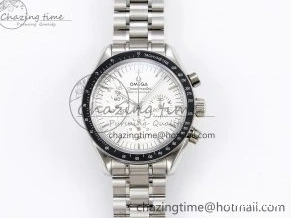 0304 Classic Speedmaster SS RMF Best Edition White Dial on SS Bracelet Lemania HW 7723